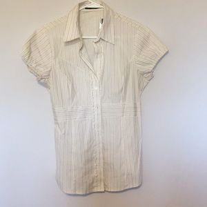 Unique Pinstripe Blouse